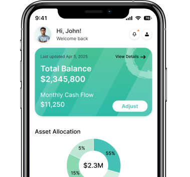 Financial Dashboard Mobile App